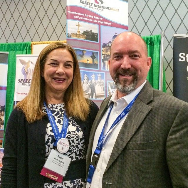 Susan Prendergast of Select International Tours with The Catholic Foodie at #CMC14