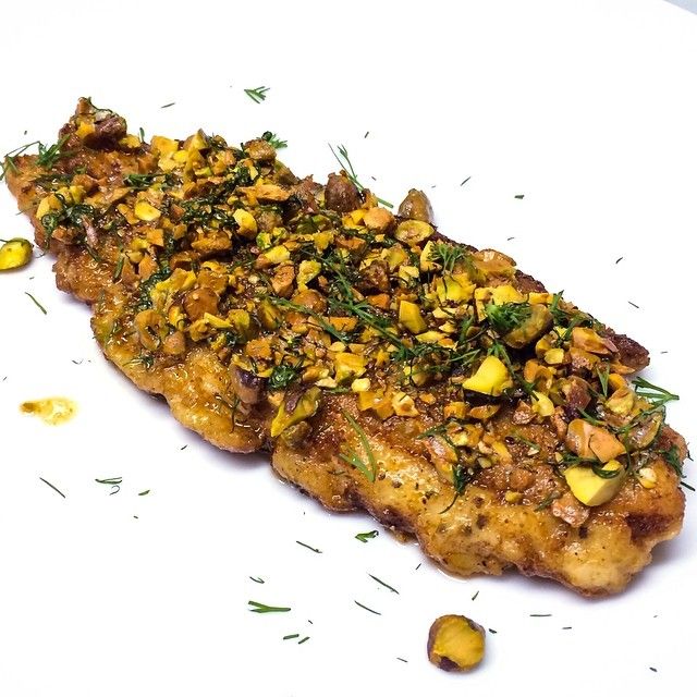Pan-Fried Trout with Pistachios and Dill