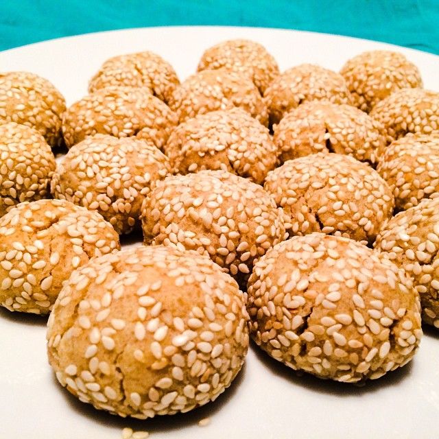 Sesame Tahini Cookies #Recipe