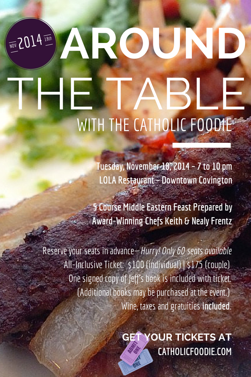 Have Dinner with The Catholic Foodie