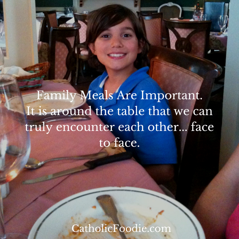 Family Meals Are Important!