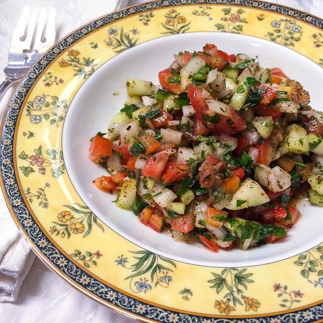 Israeli Chopped Salad Recipe
