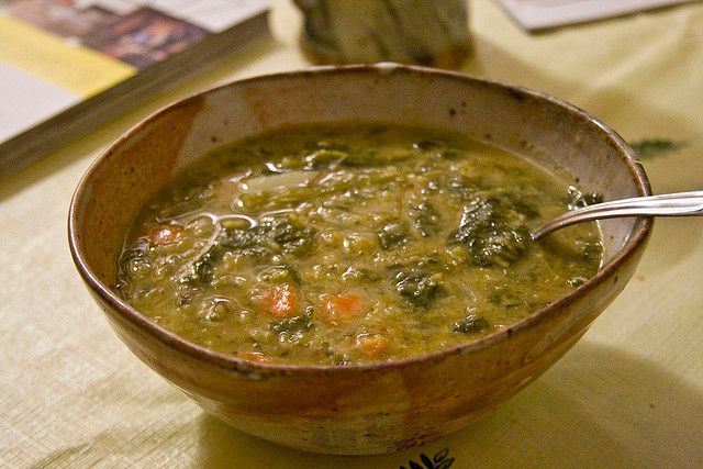 Lebanese Spinach and Lentil Soup Lebanese Spinach and Lentil Soup
