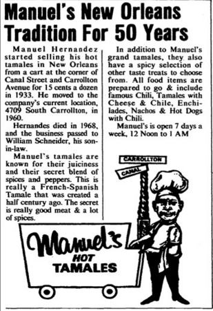 Manuels Hot Tamales Manuels Hot Tamales