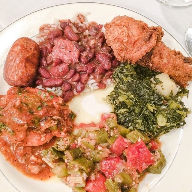 An assortment of Creole classics at Dooky Chase