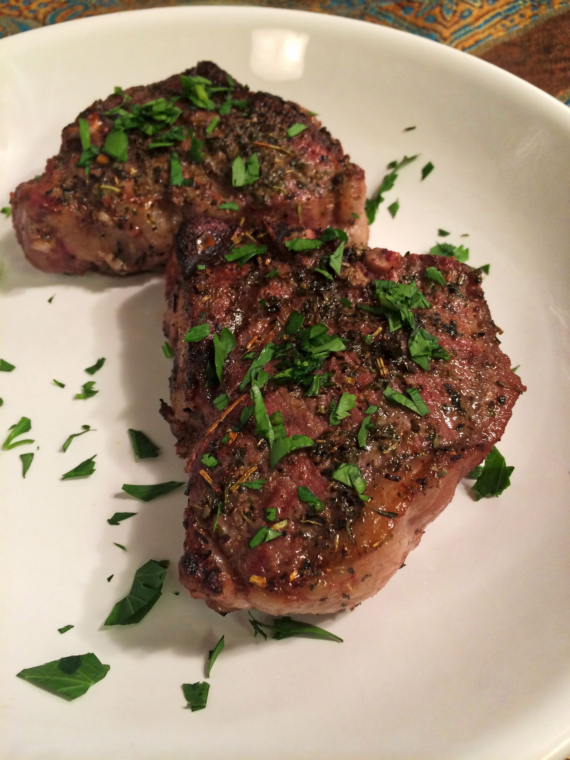 Holy Thursday and Grilled Lamb Chops