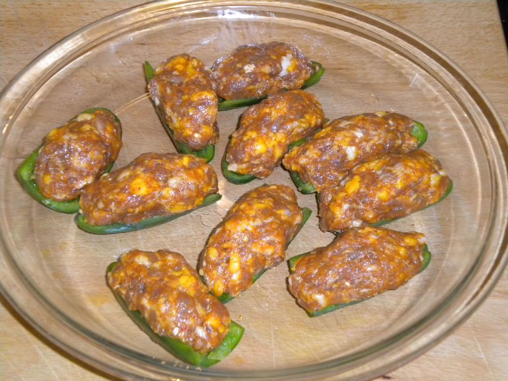 SausageStuffed Grilled Jalapeno Poppers