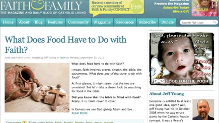 The Catholic Foodie at Faith & Family Live This Week!