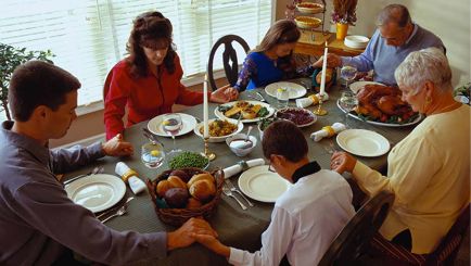 Thanksgiving Blessings in Prayer