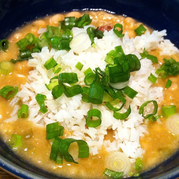 Camellia's Shrimp, Andouille and White Bean Cassoulet