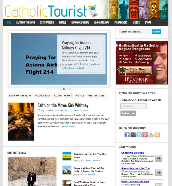 CatholicTourist.com — Sacred Adventures along the Path to Heaven