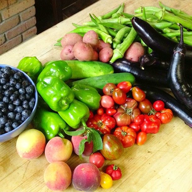 Summer Bounty from the Farmers Market