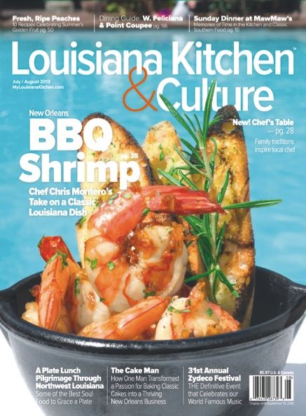 Louisiana Kitchen & Culture Magazine, July/August 2013