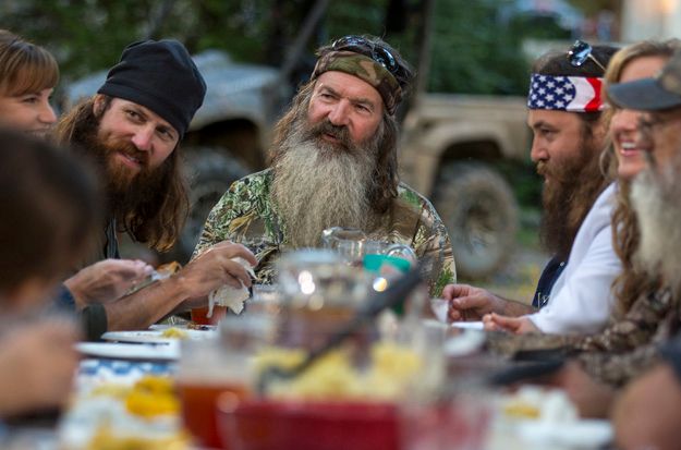 Duck Dynasty around the table Duck Dynasty around the table