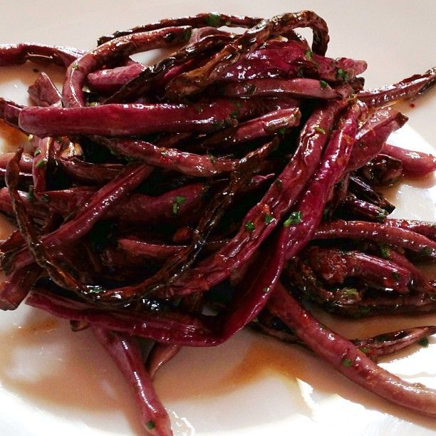 Grilled Pickled Chinese Long Beans