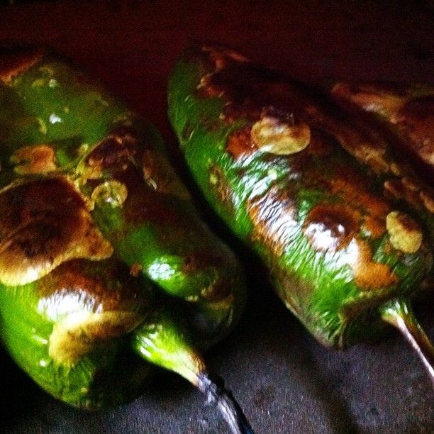 Roasting Chiles on the Baking Steel