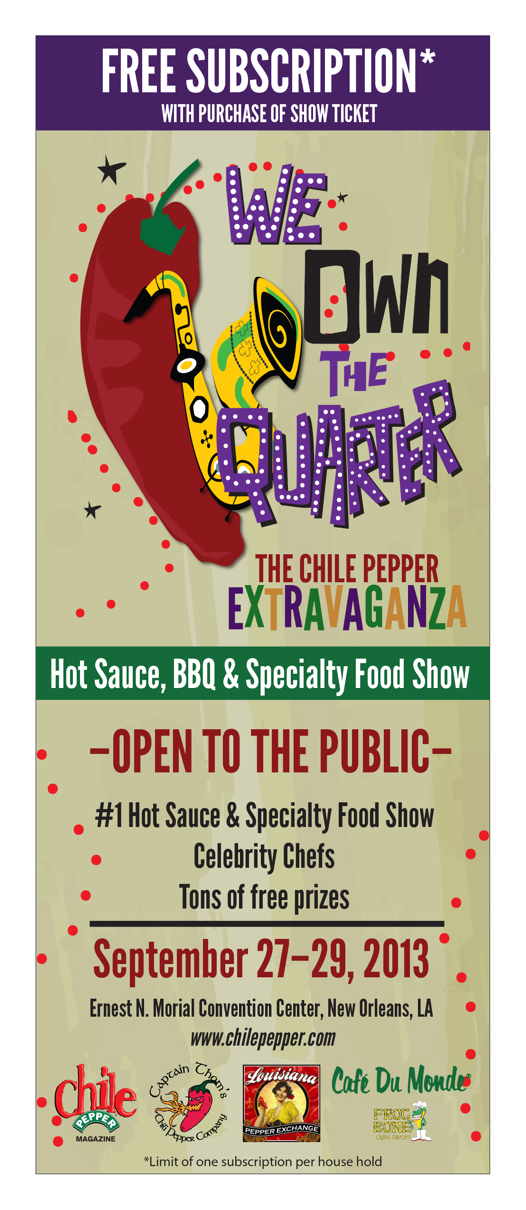 Chile Pepper Extravaganza in New Orleans Chile Pepper Extravaganza