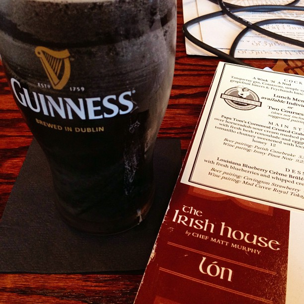 Guinness Stout at The Irish House